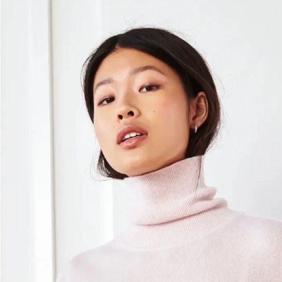 Quince Sweaters - Quince Women's Pink Turtleneck Sweater
